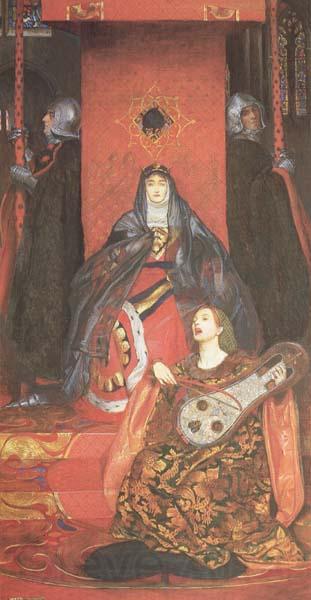 John Liston Byam Shaw The Queen of Spades (mk46) Spain oil painting art